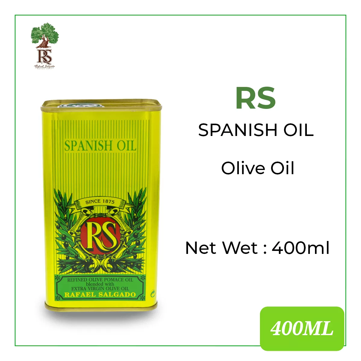 RS Spanish Pomace & Extra Virgin Olive Oil 400ml