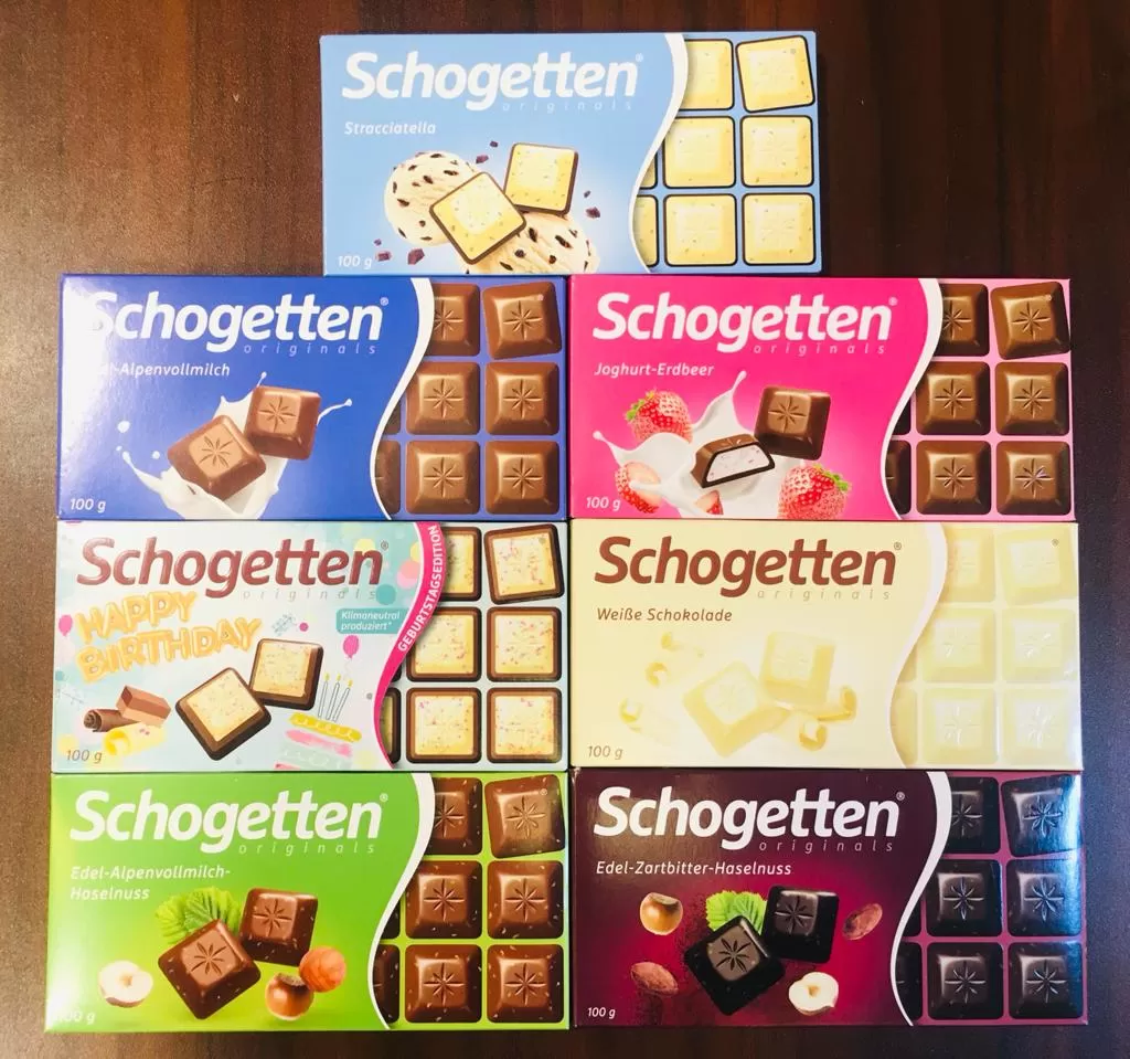 Schogetten Originals Chocolate Bars 100g