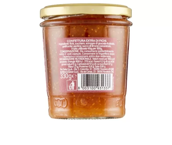 Selex Extra Jam of Figs 330g 65% Fruit - image 8