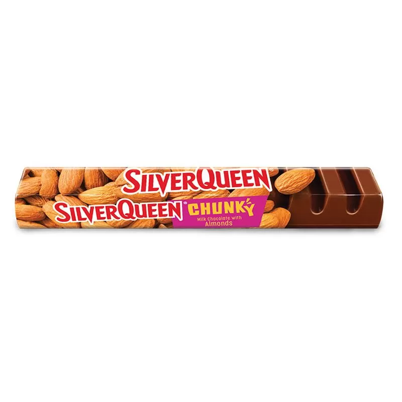 Silver Queen Chunky Bar Almond Milk Chocolate 95G