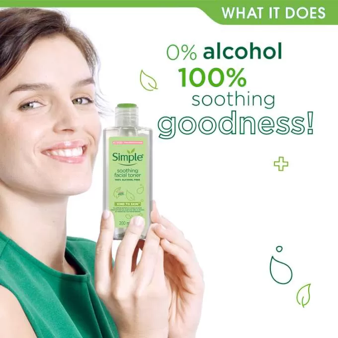 SIMPLE Kind to Skin Soothing Toner 200ml - image 4