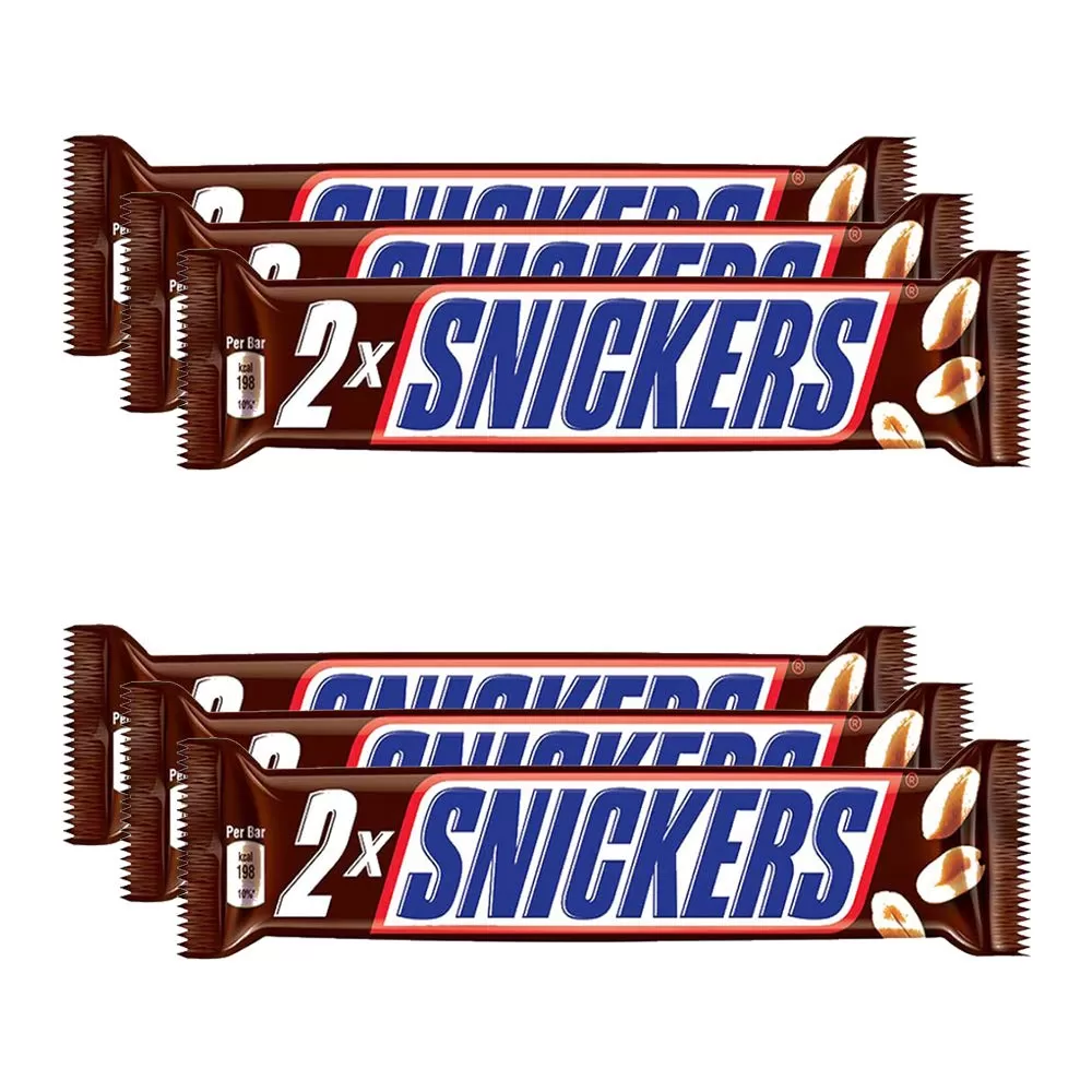 Snickers Chocolate Duos Bar 6 Pcs 80g Each