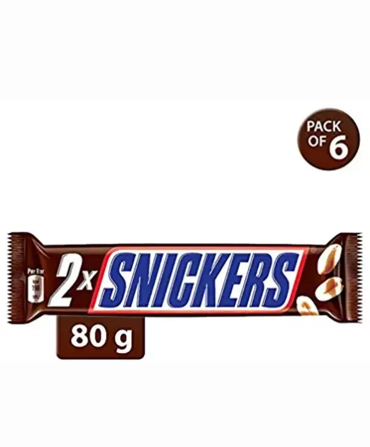 Snickers Chocolate Duos Bar 6 Pcs 80g Each - image 2