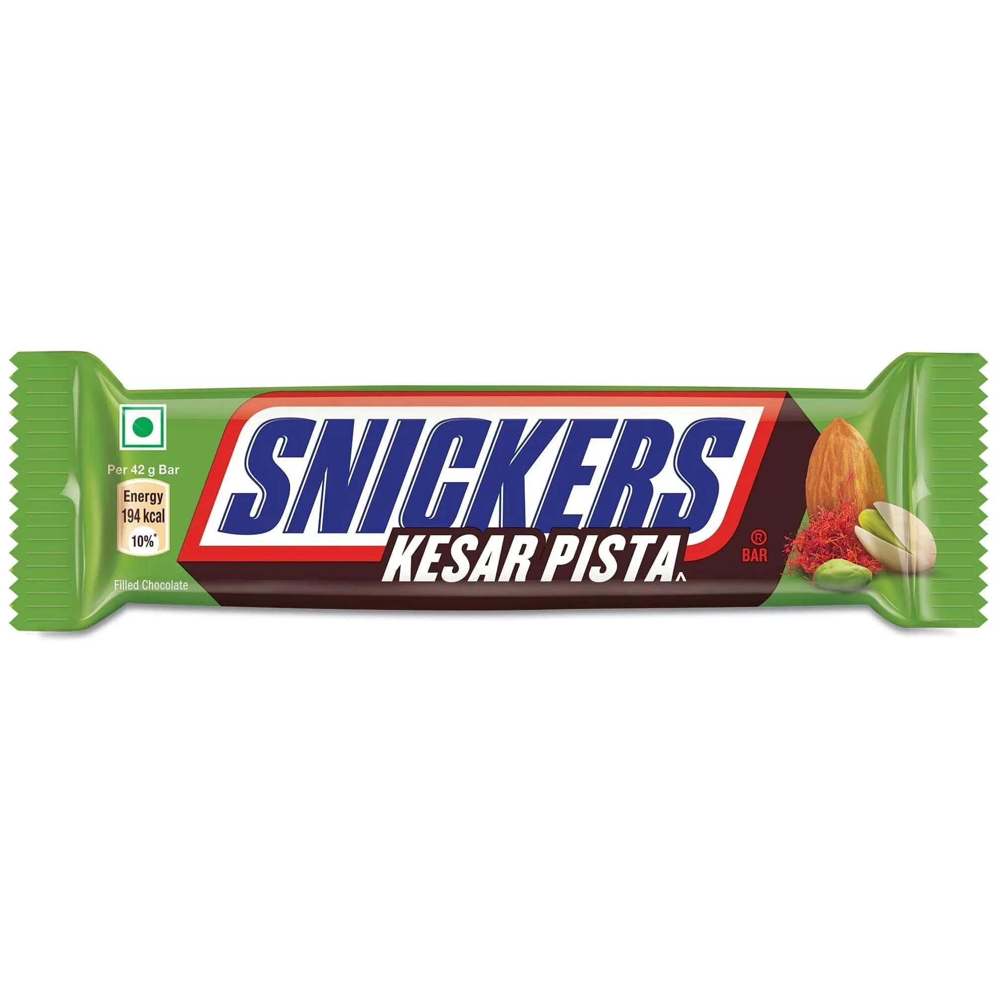Snickers Kesar Pista Saffron Pistachio 22g