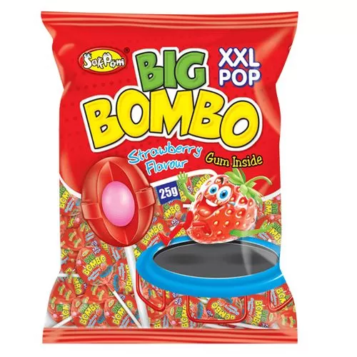 Generic XXL Lollipop Strawberry Flavour 48pcs (1.2kg)