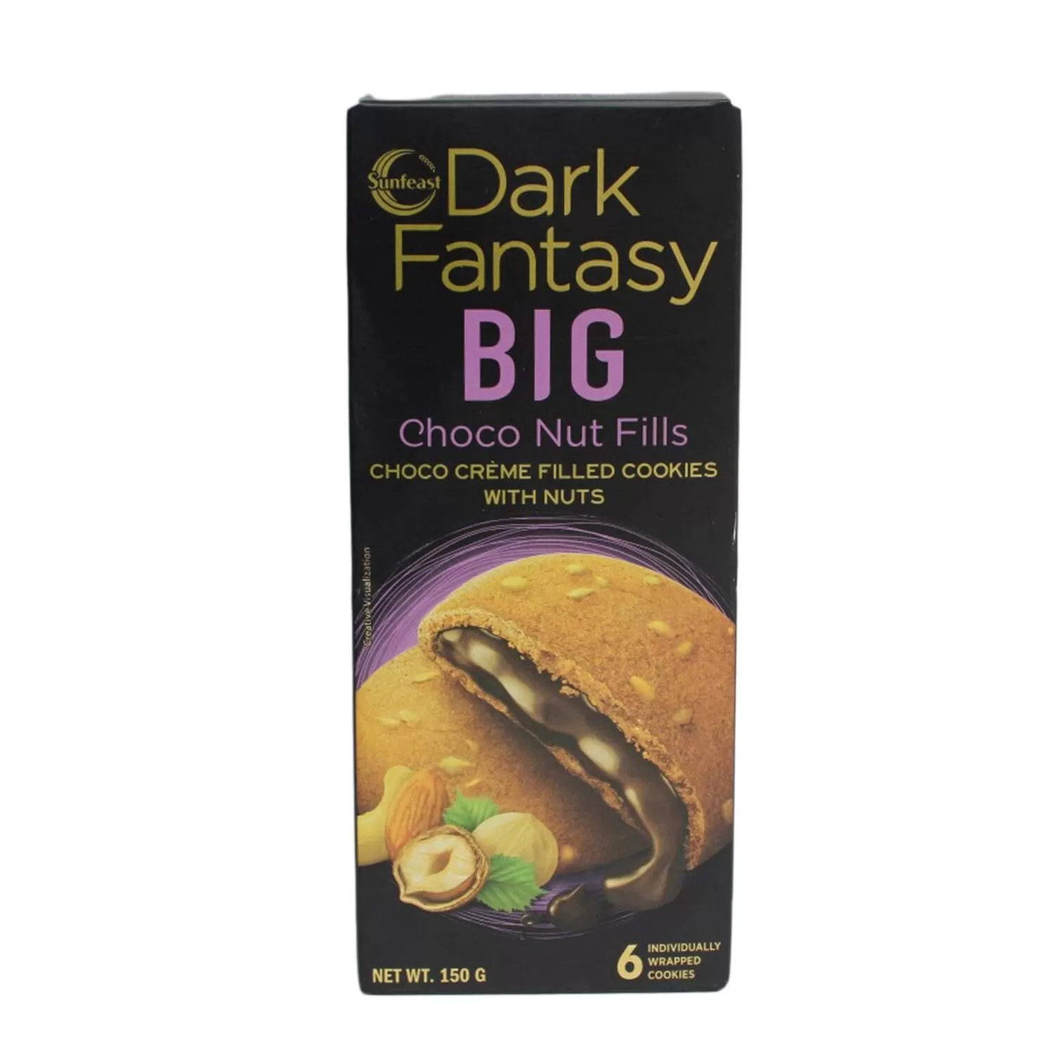 Sunfeast Dark Fantasy Choco Nut Fills Filled Cookies with Nuts