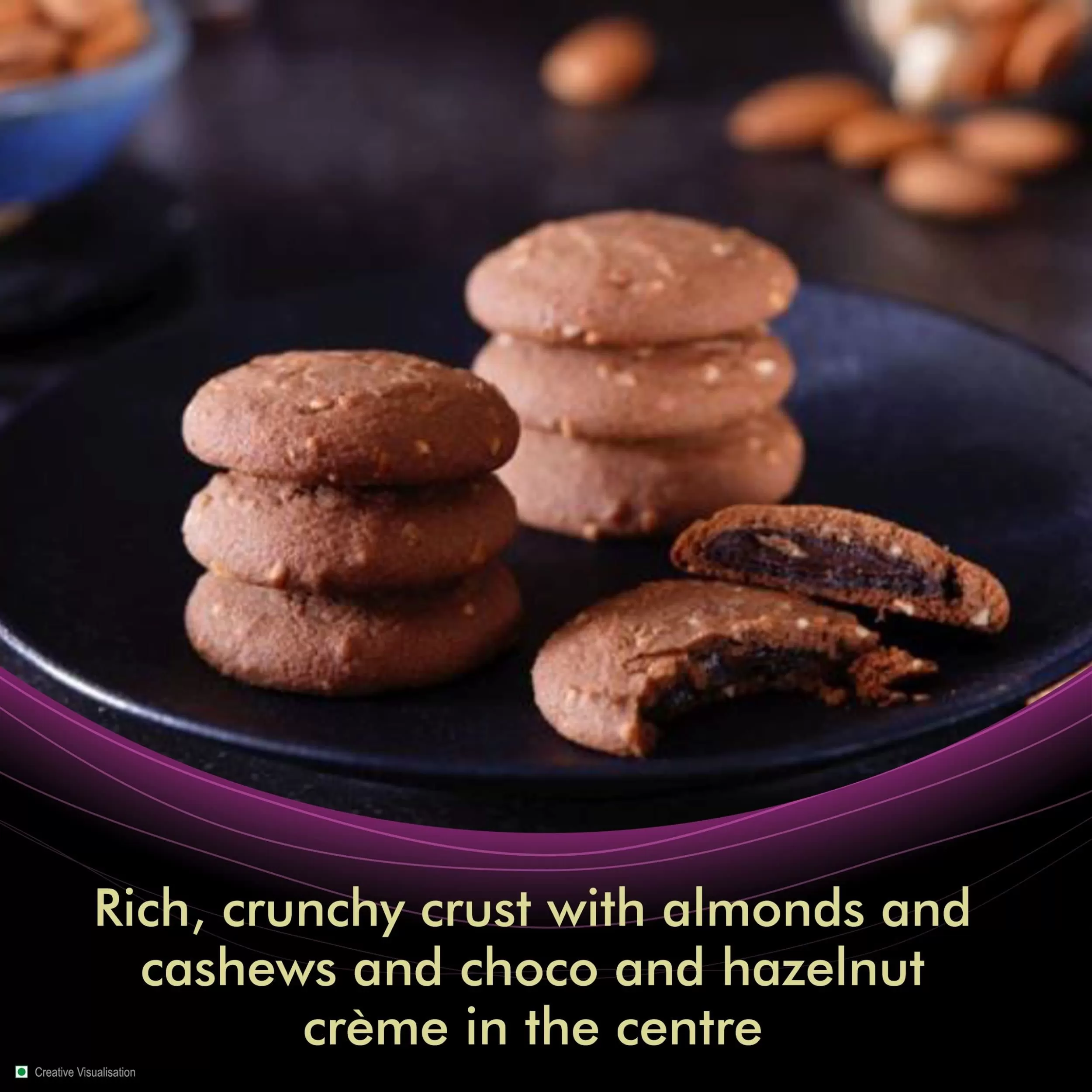 Sunfeast Dark Fantasy Choco Nut Fills Filled Cookies with Nuts - image 2