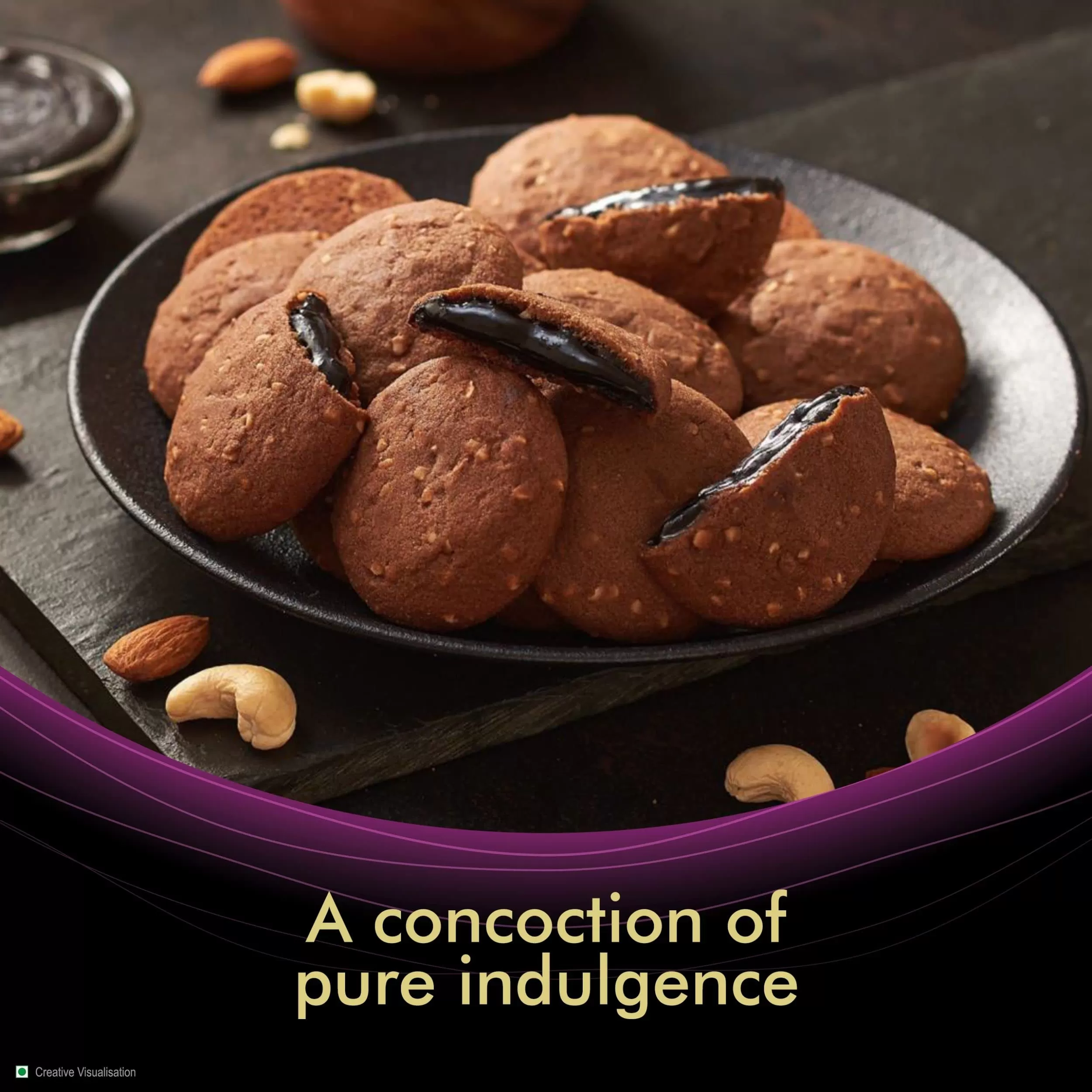 Sunfeast Dark Fantasy Choco Nut Fills Filled Cookies with Nuts - image 3