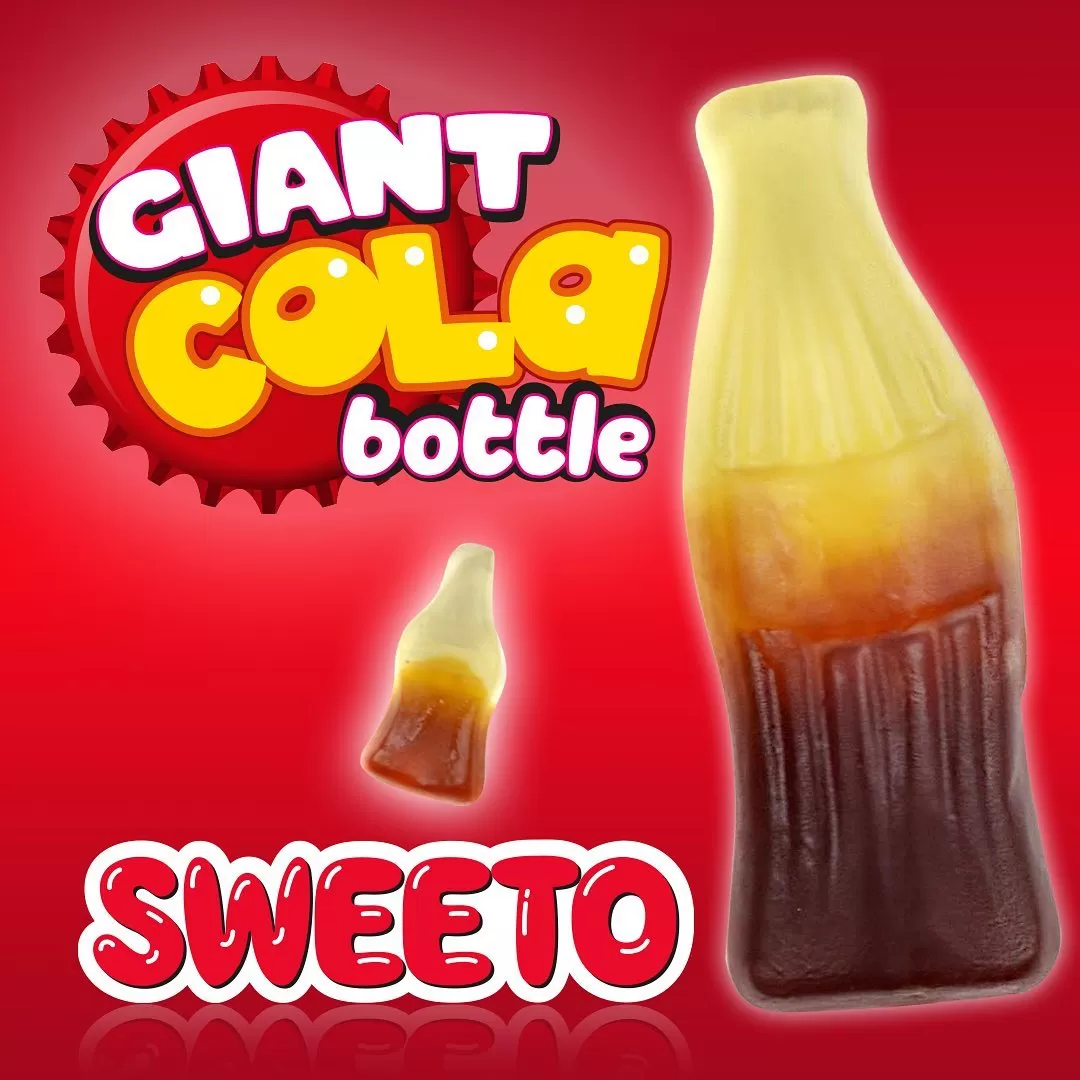 Sweeto COLA Fruit Juice Gummy Bear Candy 80g - image 2