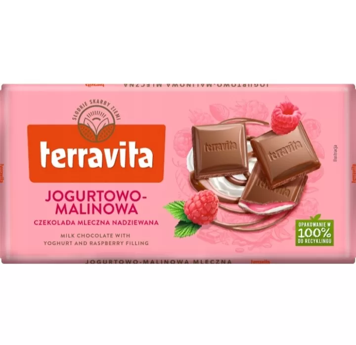 Terravita Milk Chocolate Yoghurt Raspberry Filling - image 2