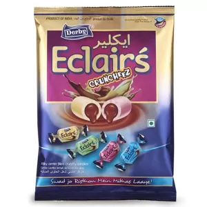 Assorted Candy Eclairs Crunchy Center Filled Assorted