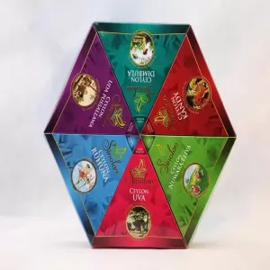 Generic Black Tea Hexagon Gift Box 50g x 6 Loose Tea