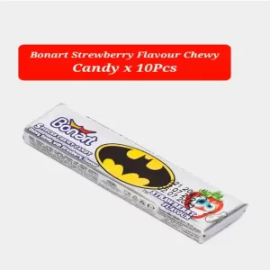 Bonart Strawberry Flavour Chewy Gum Candy 10Pcs