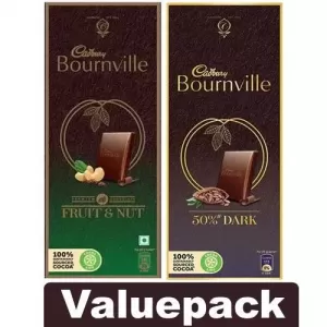 Cadbury Bournville Rich Cocoa 50% Dark Chocolate Bar Fruit & Nut