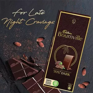 Cadbury Bournville Rich Cocoa 70% Dark Chocolate Bar