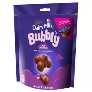 Cadbury Bubbly Minis Chocolate Bag 204 G