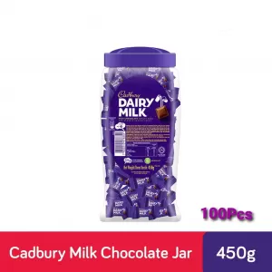 Cadbury Dairy Milk Chocolates Jar 100 Pcs 450 gram