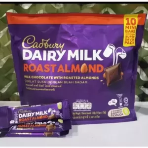 Cadbury Dairy Milk Roast Almond Mini Bag (10Pcs)