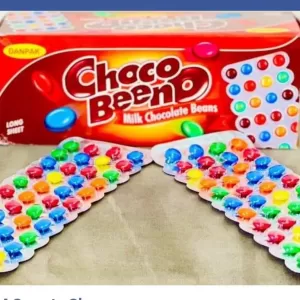 Choco Beeno Card Set Milk Chocolate With Beans Dragee