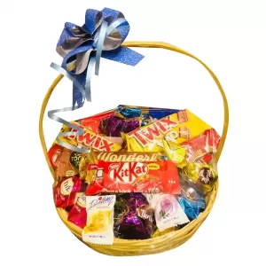 Food Library Chocolate Box Gift Hampers with Ribbon