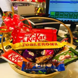 Food Library Chocolate Gift Hampers with Ribbon