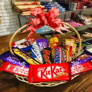 Chocolate Box Gift Hampers with Bucket and Wrapping