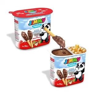 Panda Jimmy Chocolate Hazelnut Spread Biscuit Sticks 52g
