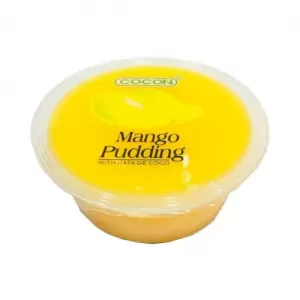 Cocon Mango Jelly Pudding with Coconut Gel Pieces