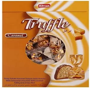 Elvan Truffle Caramel Milky Compound Chocolate 120Pcs pack