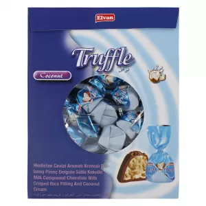 Elvan Truffle Coconut Flavour Chocolate 120 Pcs Pack