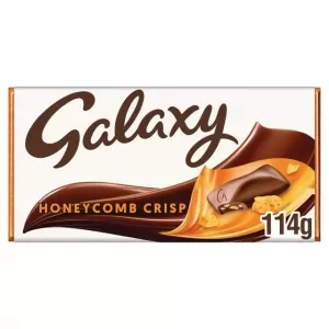 Galaxy Honeycomb Crisp Chocolate Bar 114g
