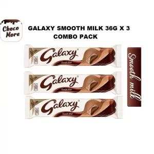 Galaxy Smooth Milk Chocolate Bar 36g x 3 Combo