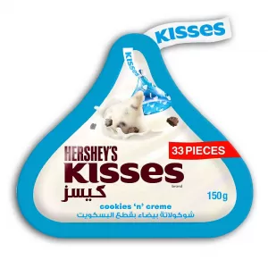 Hersheys Kisses Cookies N Creme 150g