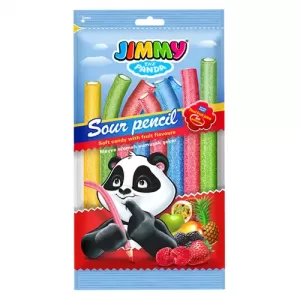 Jimmy The Panda Sour Pencil Soft Candy Gummies 75g