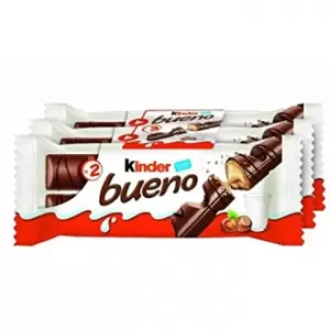 Kinder Bueno Milk Chocolate and Hazelnut Cream Candy Bar