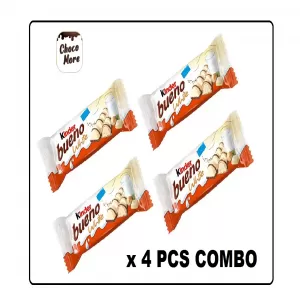 Kinder Bueno White Chocolate x 4 Pcs Combo pack