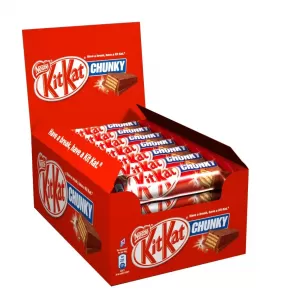 Kitkat Chunky Chocolate Wafer Bar 40g Pack of 24