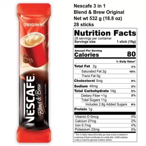 Nescafe Blend and Brew Original Instant Coffee 18g