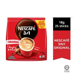 Nescafe Original 3 In 1 Premix Coffee 25 Sticks
