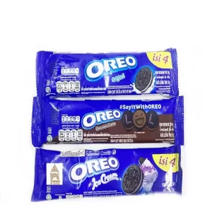 Oreo Biscuits 38g Choc Vanilla Blueberry Ice Cream Flavor