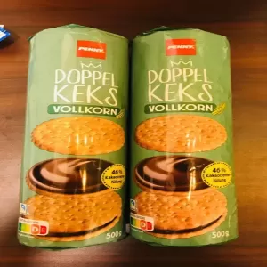 Penny Double Biscuit Whole Grain 46% Cocoa Cream Filling 500g