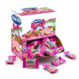 Pink Pie Mini Strawberry Flavour Snack Biscuit