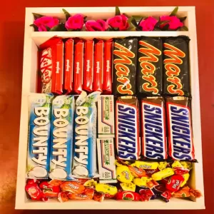 Premium Chocolate Hamper Box - Snickers, Mars, Bounty