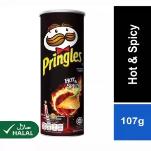 Pringles Potato Chips 107g Hot & Spicy