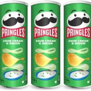 Pringles Potato Crisp Chips Sour Cream Onion Flavor