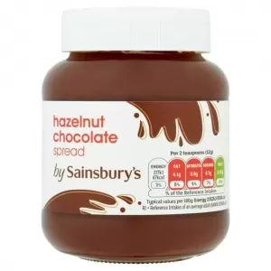 Sainsburys Hazelnut Chocolate Spread 400g Creamy