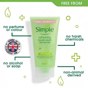 SIMPLE Kind To Skin Refreshing Facial Wash Gel 150ML