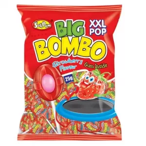 Generic XXL Lollipop Strawberry Flavour 48pcs (1.2kg)