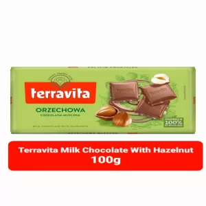 Terravita Milk Chocolate With Hazelnut 100g