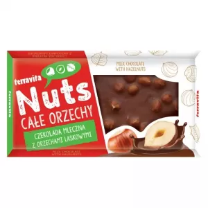 Terravita Nuts Milk Chocolate With Hazelnuts 100g